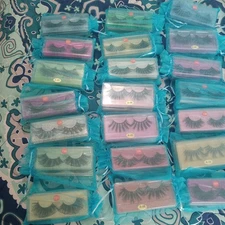 Wholesale 80 Pairs Mink Eyelashes 3d Mink Lashes False Eyelashes in Bulk