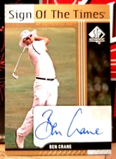 BEN CRANE AUTO ~ SIGN OF THE TIMES #ST-BC ~ 2012 SP AUTHENTIC AUTOGRAPH ~  DUCKS