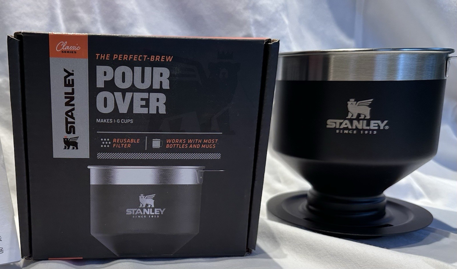 Black Stainless Steel 1-6 Cups