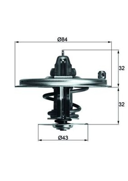 Mahle Thermostat KüHlmittel TX 36 85D FüR BMW E38 E31 E32 E34 7Er 8Er 5Er 530-image