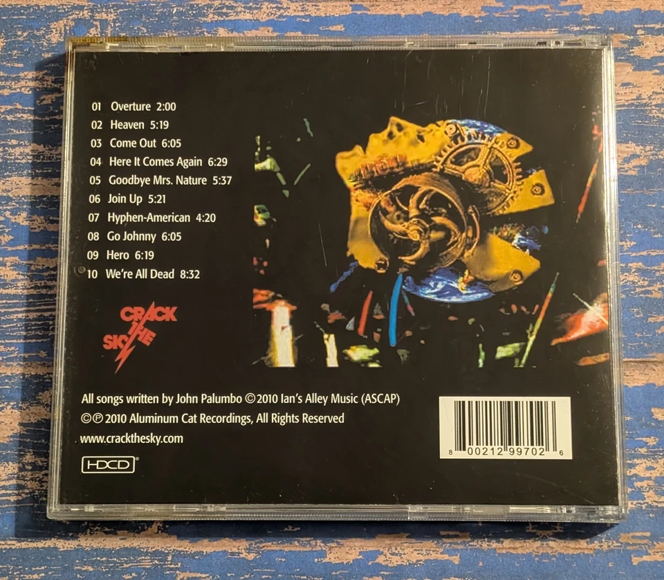 Crack The Sky - Machine (2010 CD) Aluminum Cat West Virginia Prog Rock Palumbo Foto 3 de 4