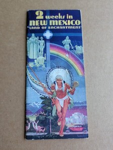 1930's New Mexico Brochure Native American Cover Clyde Tingley Governor
