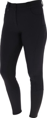 Covalliero Damen Winter Reithose LS black H/W 2025 Leder Vollbesatz