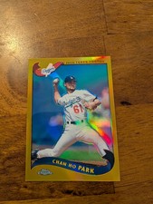 2002 Topps Chrome #271 Chan Ho Park Gold Refractors