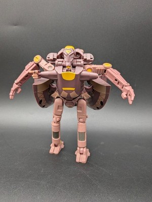 STAR WARS TRANSFORMERS CROSSOVERS BATTLE DROID Commander to AAT Vehicle