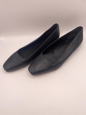 Vince Women Brodi Black Leather Flat Sz 9