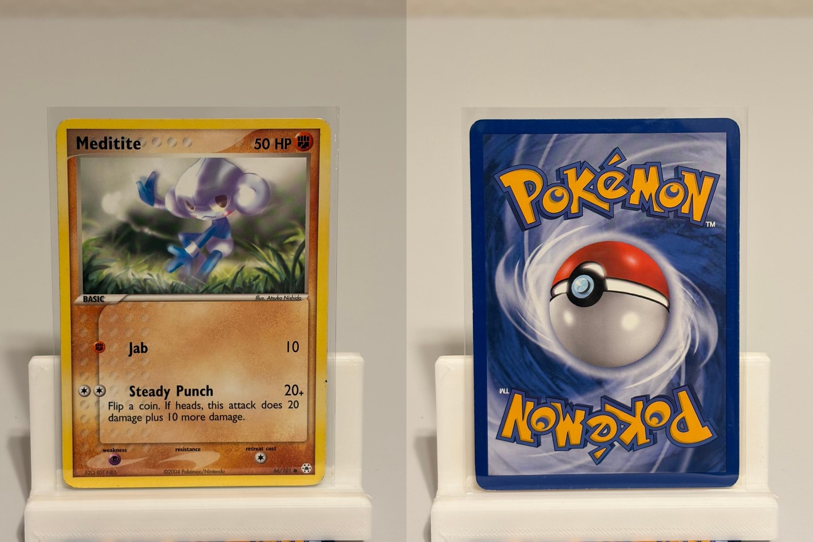 Meditite 66 NEAR MINT Hidden Legends 101 Pokemon