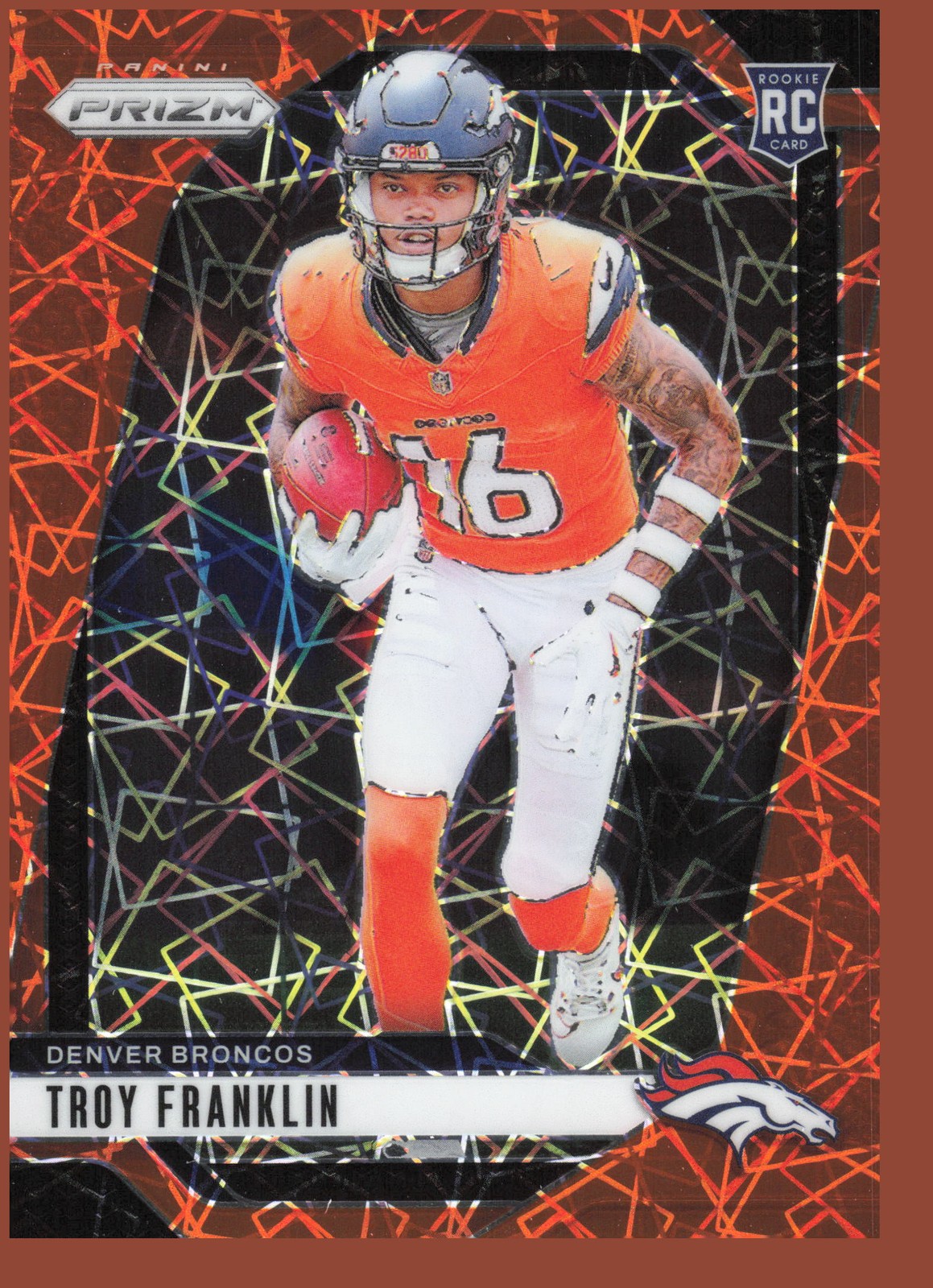 2024 Panini Prizm #393 Troy Franklin Lazer