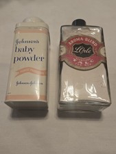 Vintage Johnson's Baby Powder Half Full  Full Lorle Men's Talcum Talc J J