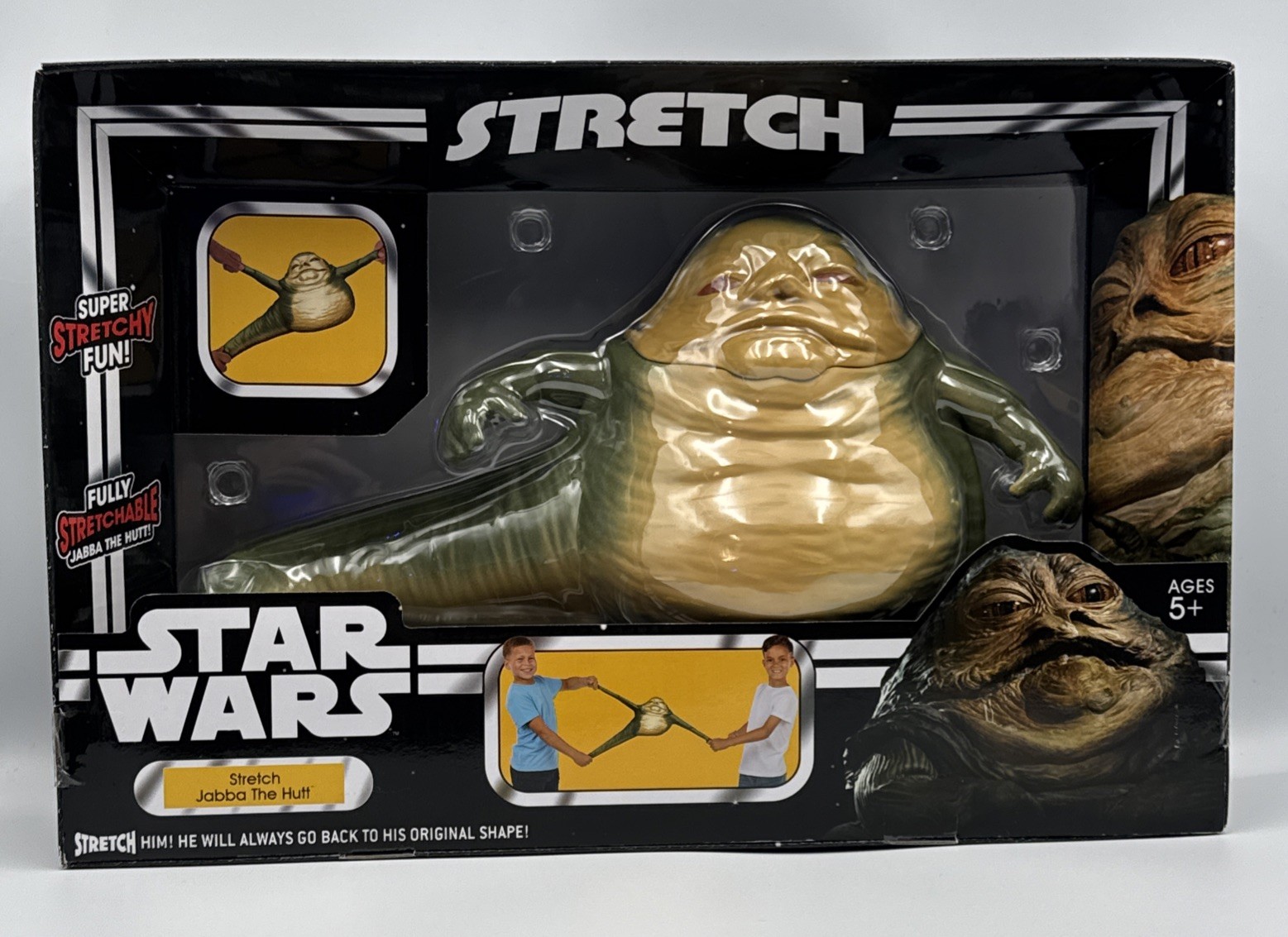 Star Wars Stretch Jabba The Hutt Crime Lord Figure 30cm Stretchable Ages 5+