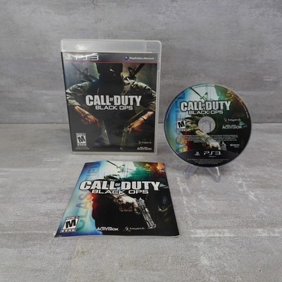 Call of Duty Black Ops PS3 CIB Sony PlayStation 3 Complete Manual Treyarch COD