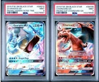 PSA 9 GYARADOS GX SM212 CHARIZARD GX SM195 BLACK STAR PROMOS SUN & MOON POKEMON