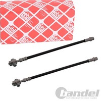 2X febi bilstein BremsschlÄUche Hinten Beidseitig Passend FÜR Audi A6 VW Passat