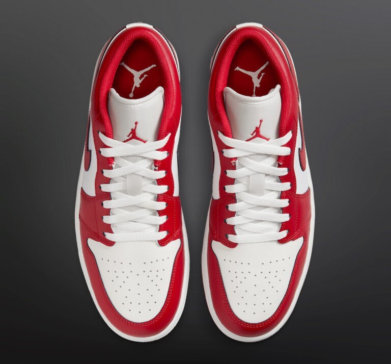 Nike Air Jordan 1 Low Shoe Varsity Red White New Beginnings