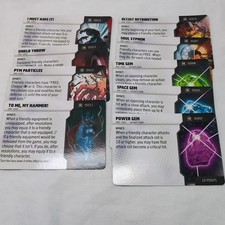 9 Heroclix One Shot Cards 2, 5-7, 10-14