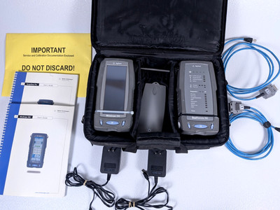 HP Agilent Wirescope 350 & DualRemote 350 w/Smart Probes, Power Case Manual READ