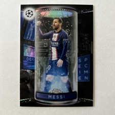2023 Topps Chrome UEFA Champions League Specimen Holo Lionel Messi #S-10