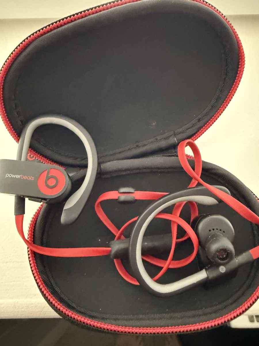 Beats by Dre Powerbeats Wireless Headphones Red/Black