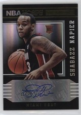 2014-15 NBA Hoops Hot Signatures Shabazz Napier #87 Auto 0lm
