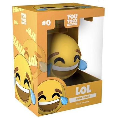 YouTooz *  LOL * Emoji Laughing Laugh Cry * Vinyl Figure * NEW * Sold Out