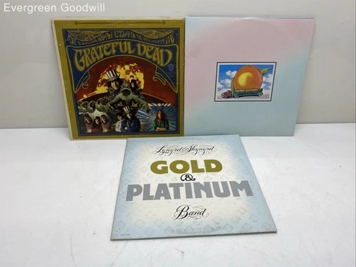 Lot of 3 Mixed Album Vinyl Records Grateful Dead Skynyrd Allman Brothers