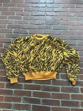Vintage GITANO Tiger Striped Sweater Ladies Small