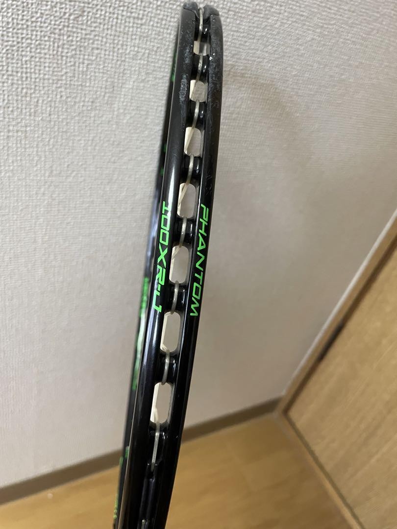 prince phantom o3 100 xrj tennis racket g2 black used | eBay