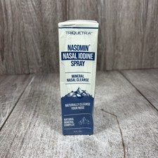Nasomin Nasal Iodine Antiseptic Spray Neutralize Your Nose of Germ NEW Sealed