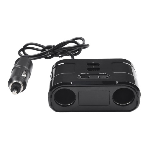 QC USB -Auto -Ladegerät V V Power Splitter Multi -funktionaler Leistungsadapter - Afbeelding 7 van 12