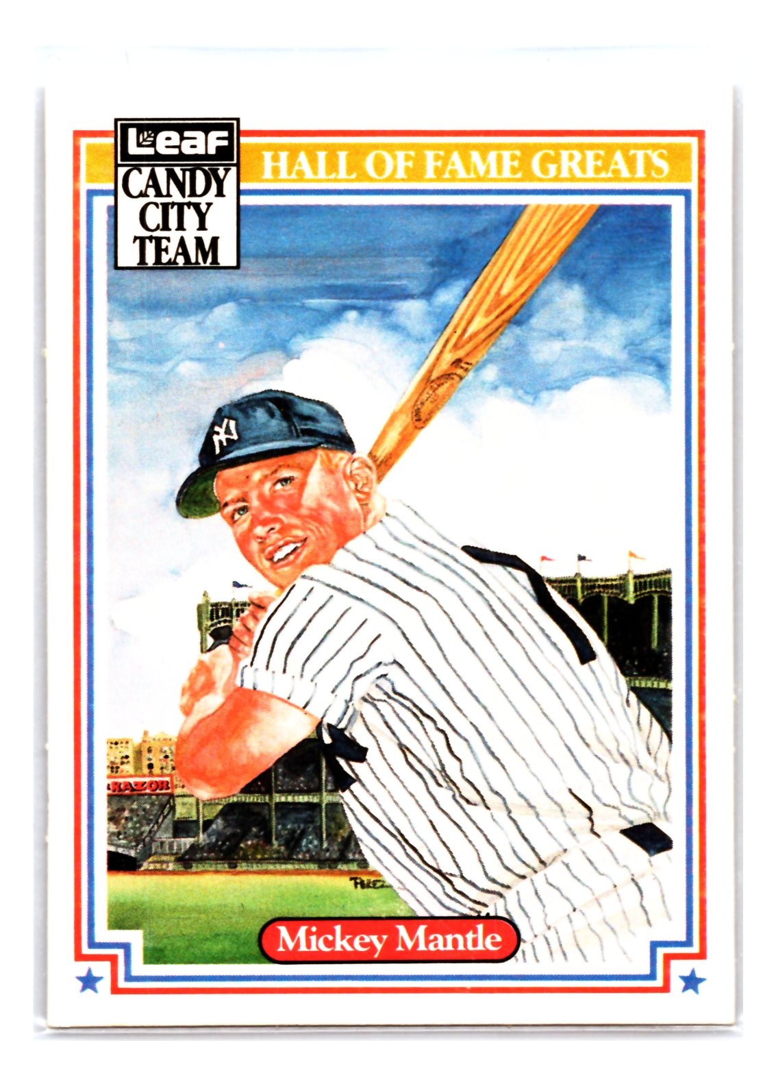 Mickey Mantle 1983 Donruss Hall of Fame Heroes #7 New York Yankees
