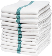 100 Cotton Barber Towels, 15"x26", Soft and Absorbent Multipurpose Towels for S