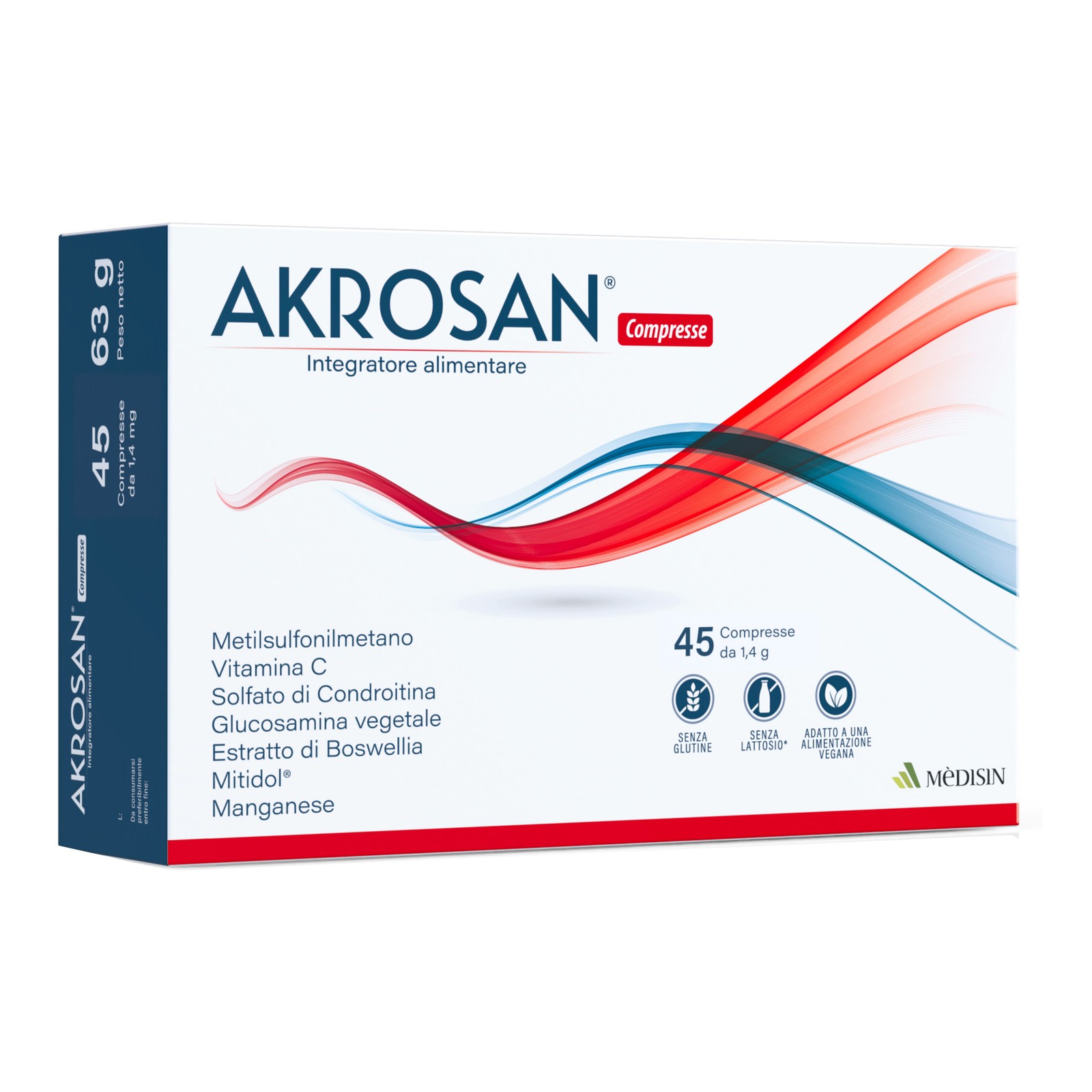 Akrosan 45 Compresse: Supporto per Atleti e Sportivi - Medisin