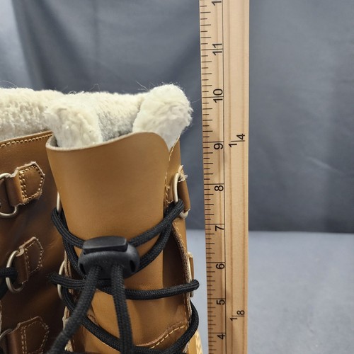 Sorel Youth Big Kid Size 6 Boots Yoot Brown Waterproof Winter NY 1880-259 - Picture 3 of 12