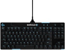 Logitech G PRO X Mechanical Gaming Keyboard - Shroud Edition - GX Red Linear ...