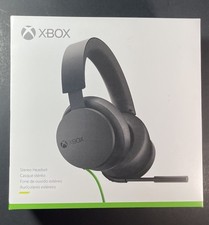 Official Microsoft XBOX WIRED Stereo Headset W/ 3.5mm Jack [ BLACK ] NEW