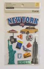 New York City Travel Vacation Scrapbooking Stickers by Recollections
