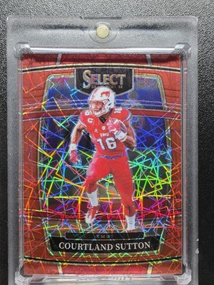 CORTLAND SUTTON Rare REFRACTOR SP SMU Investment Non Auto Panini LAZER