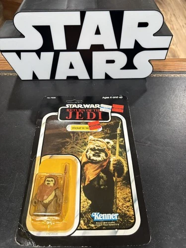 Star Wars Vintage Wicket W. Warrick MOC 77 back carded 2 of 2