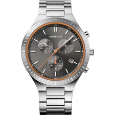 Image of Bering Men Analog Titan Chronograph Watch 11743-709, 40mm, 50m