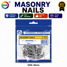 30mm Masonry Nails 120g Concrete Brick Cement Galvanised Strong Fixing Nails