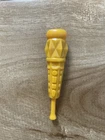 Original 1984 Motu He-man Mekaneck Yellow Club Mace Weapon Accessory Vintage!!!