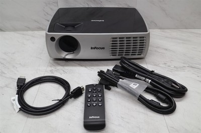 Infocus IN3104 HD Projector 2078 Lamp Hours w/ Power, HDMI, & VGA Cables