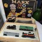 Vintage Marx Ho Train Set Engine 49542 Used But Good In Original Box