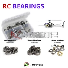 RCScrewZ Metal Shielded Bearing alg009b for Align T-REX 450 Sport KX015076 | KIT