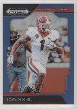 2019 Panini Prizm Draft Blue Prizm Sony Michel #88 z5b