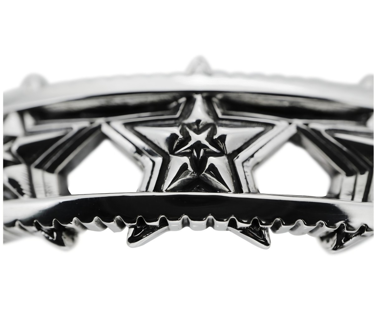 アクセサリー CODY SANDERSON 5 Out Of 5 StarsBracelet Cody Sanderson Navajo Sterling Silver 925 Barbed Star n Star Cuff