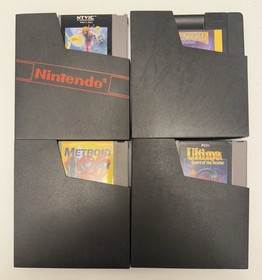 4 Nintendo NES Lot Isolated Warrior, Spiritual Warfare, Metroid, Ultima -Tested-