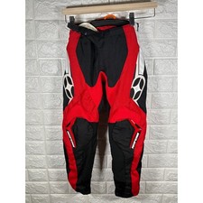 Kids No Fear Rogue Series Motocross Pants Size 24 Red Black White Motorcycle