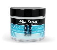 Mia Secret Clear Acrylic Powder (2oz) 2 Ounce (Pack of 1),