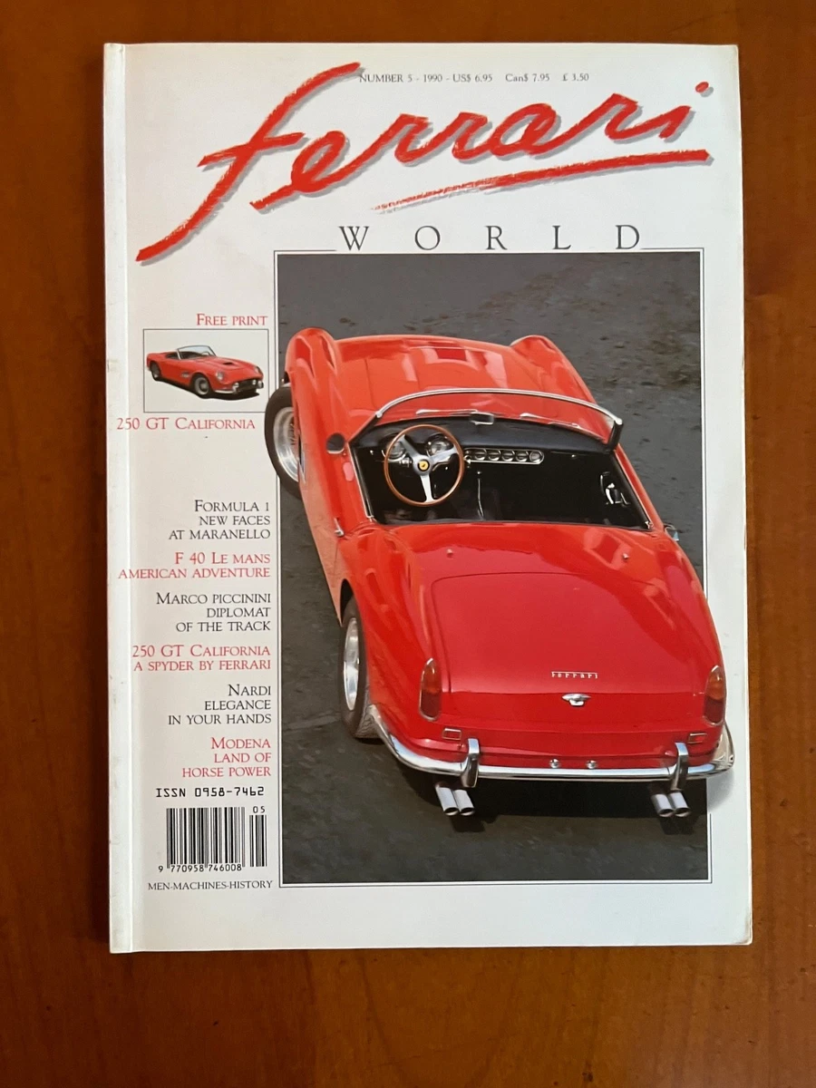 Lot De 6 Revues Ferrari Des Années 1980 Et 1990, En Très Bon état, Pour Passionnés De La Marque Au Cheval Cabré